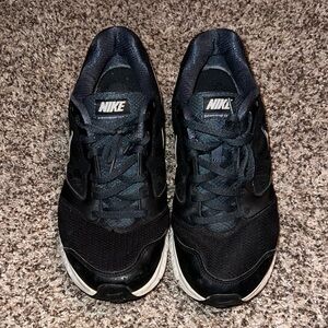 Nike Men's Black and White Athletic Shoes